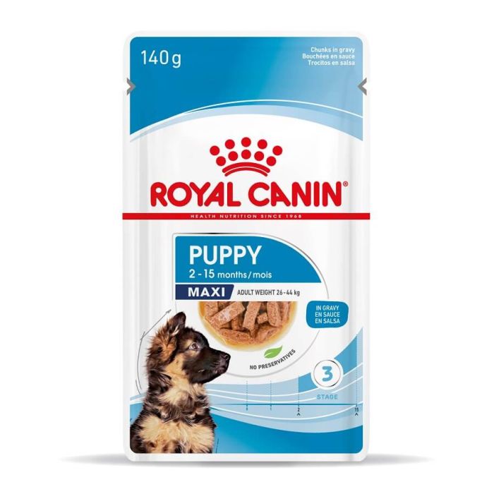 Royal Canin Maxi Puppy 10 x 140 g | La Compagnie des Animaux