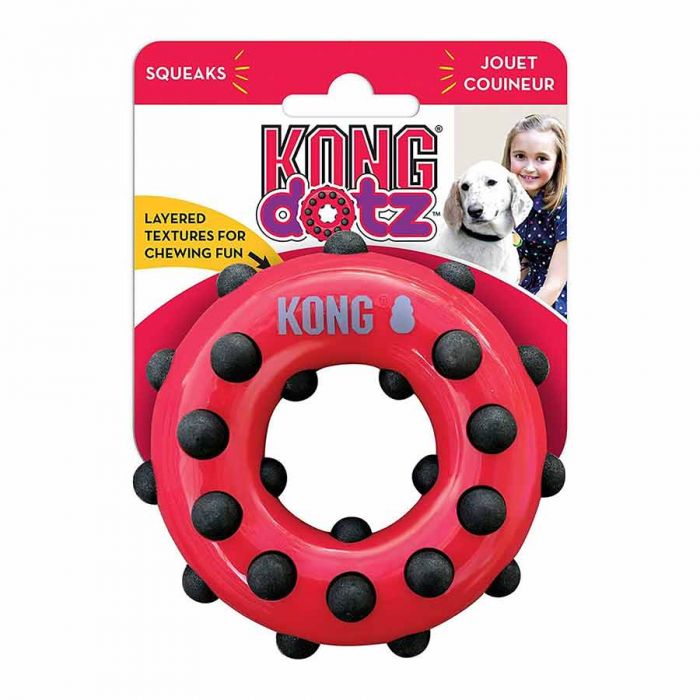 KONG Dotz Circle jouet pour chien L | La Compagnie des Animaux