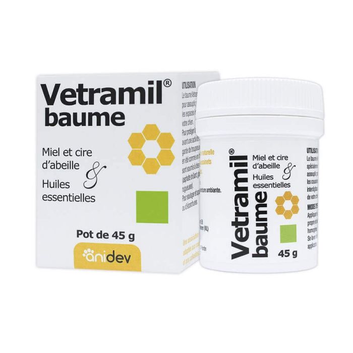 Vetramil Baume au miel 45 g | Cicatrisants | La Compagnie des Animaux