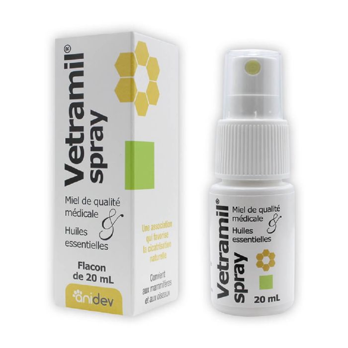 Vetramil spray 20 ml | Cicatrisants | La Compagnie des Animaux