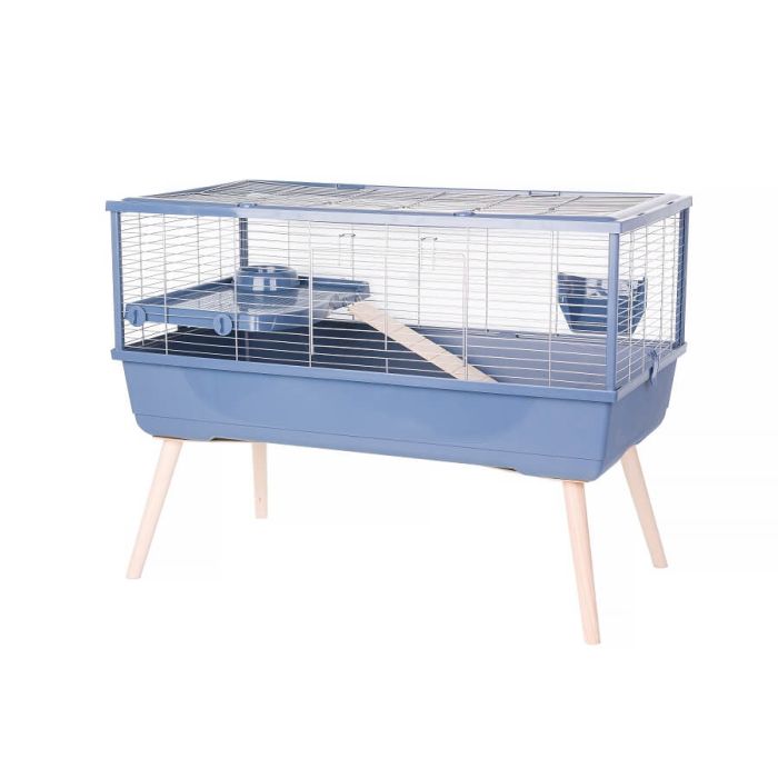 Zolux Cage NEO Life cochon d'inde bleu 99 x 54 x 79 cm | Cages