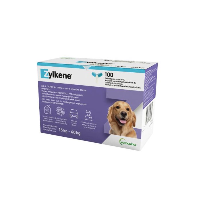 Zylkene Chien 450 mg 100 gelules | La Compagnie des Animaux