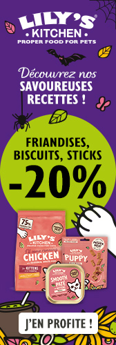 Profitez de -20% sur les friandises Lily's Kitchen